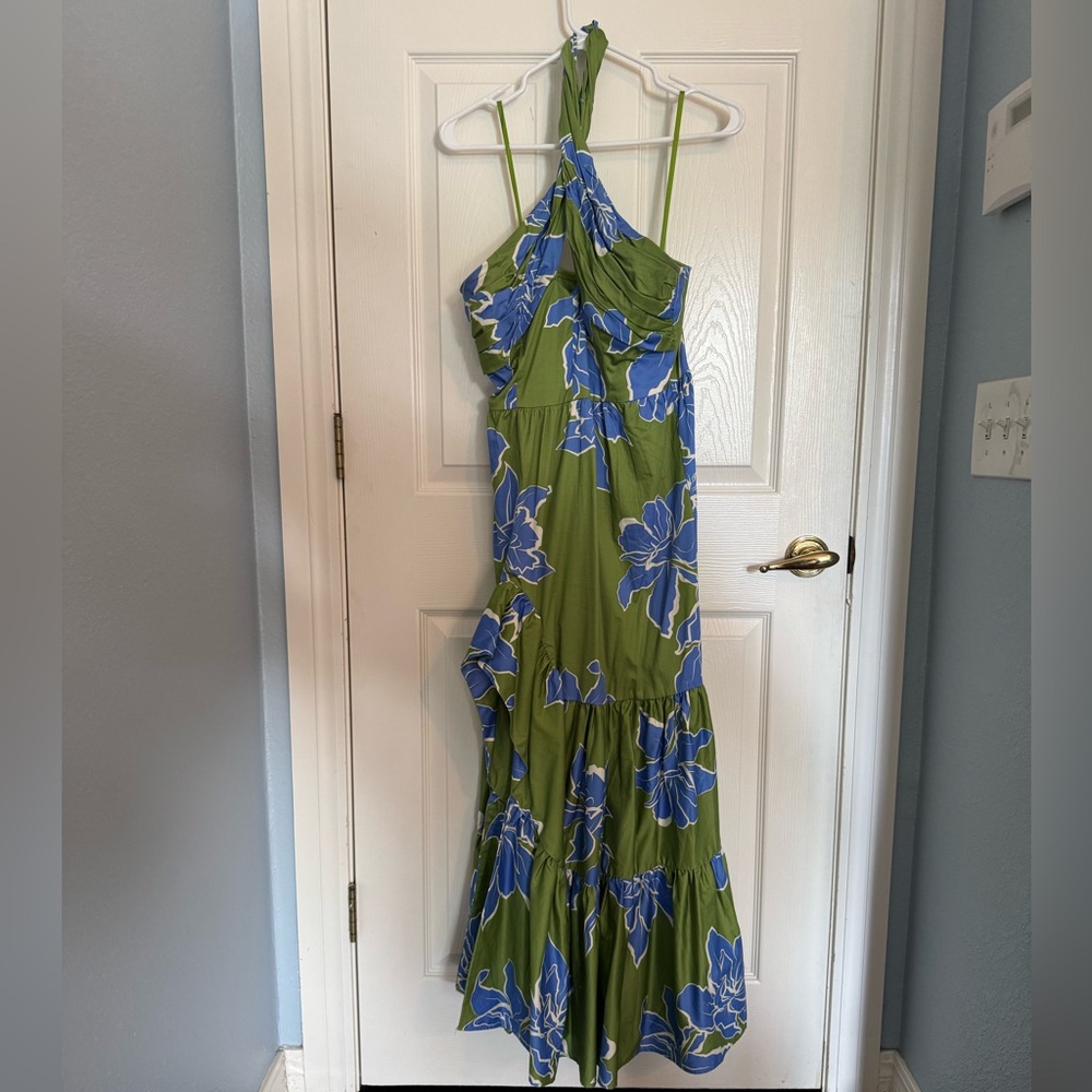 Hutch Joslin Cotton Sateen Midi-Dress Anthropologie - Picture 10 of 11